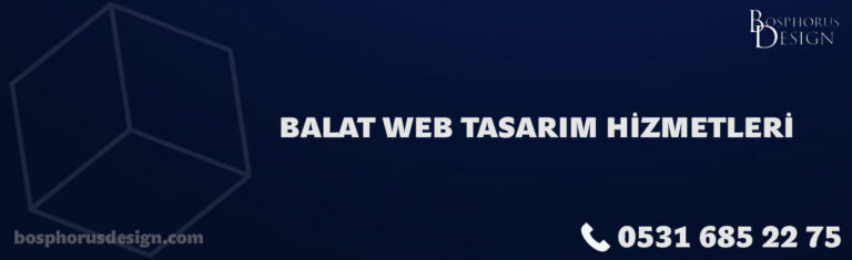 İstanbul Balat Web Tasarım hizmetlerini uzun süredir faaliyette olan Bosphorus Design ile irtibata geçerek tasarım yaptırabilirsiniz.
