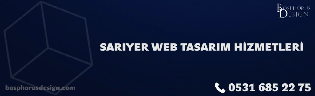 İstanbul Sarıyer Web Tasarım hizmetlerini uzun süredir faaliyette olan Bosphorus Design ile irtibata geçerek tasarım yaptırabilirsiniz.
